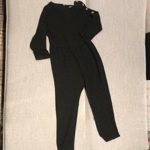 Zara girls black jumpsuit